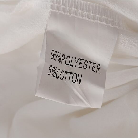 NWT! GIRSTUNM! GORGEOUS CREAM LACE OVER CREAM LINING FULL, PLEATED SKIRT! SZ 3X - Picture 11 of 13
